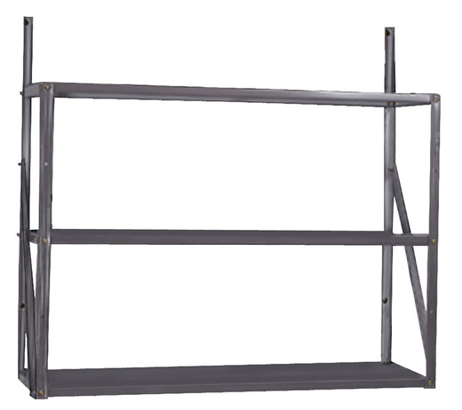 Arrow Telescoping 3-Tier Galvanized Steel Shelf Kit