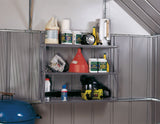 Arrow Telescoping 3-Tier Galvanized Steel Shelf Kit image 2