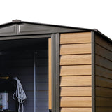 Arrow Woodridge 6x5-ft Corrosion-Resistant Steel Storage Shed image 4