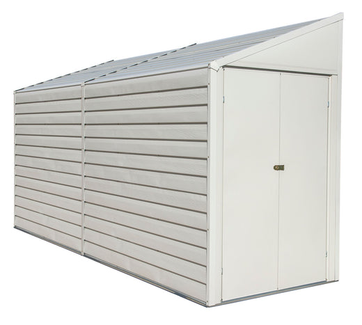 Arrow Yardsaver Electro Galvanized Steel Storage Shed, 4-ft x 10-ft