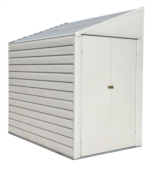 Arrow Yardsaver Electro Galvanized Steel Storage Shed, 4-ft x 7-ft