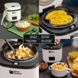 As Seen On TV Ceramic Nonstick Rice Cooker, White, 1-qt image 7