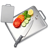 As Seen On TV Chopzilla Titanium Dual Sided Cutting Board with Handle, Non-Slip, 15.7-in