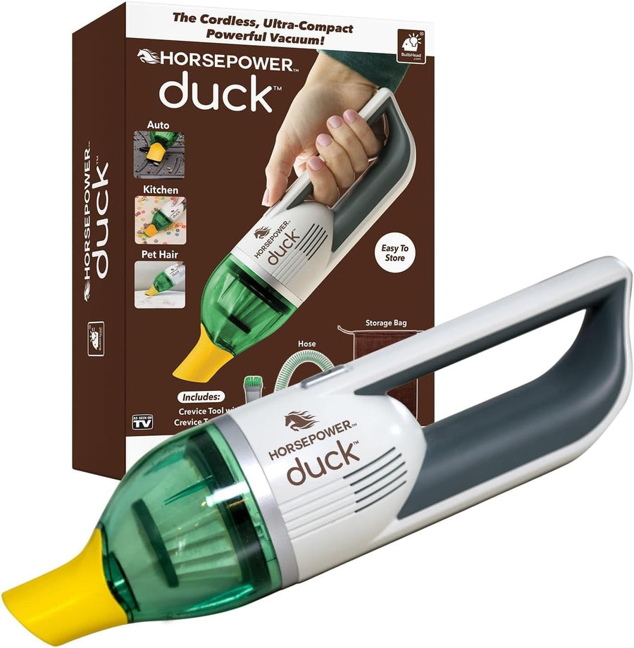 As Seen On TV Horsepower Duck Ultra-Compact Cordless Handheld Vacuum
