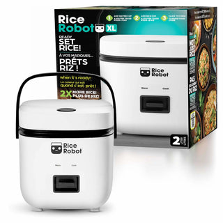 As Seen On TV Nonstick Rice Cooker Robot, Large, 2-L Capacity