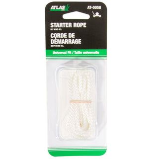Atlas Lawn Mower Replacement Starter Cord/Rope, Nylon, 88-in x 1/8-in