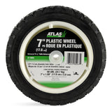 Atlas Lawn Mower Replacement Wheel, Wide Tread 7-in x 1.5-in image 3