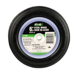 Atlas Steel Mower Wheel with Ball Bearings, 6-in