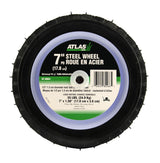 Atlas Steel Mower Wheel with Ball Bearings, 7-in image 3