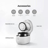 CUCKOO 6-Cup (Uncooked) Micom Rice Cooker Nonstick Inner Pot | White image 3