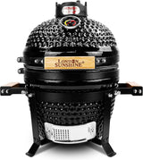 13-inch ceramic Kamodo charcoal barbecue grill - red image 2