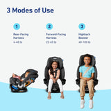 Graco Turn2Me 3-in-1 Convertible Car Seat, Rotating, Rear & Forward-Facing, Highback Booster, SnugLock, Cambridge image 2