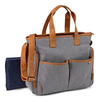Baby Boom Fashion Tote Diaper Bag with Changing Pad, Assorted