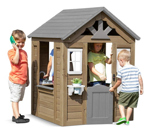 Backyard Discovery Maple Leaf All Wood Playhouse, Ages 1-5