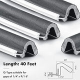 Door Weather Stripping Soundproof Door Seal Strip V-Shaped "Q" Foam Kerf Weather Stripping image 3