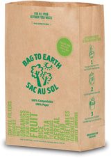 Bag to Earth Small Organic Compostable and Biodegradable Food Waste Bags, 10-pk, 5.5-L image 2