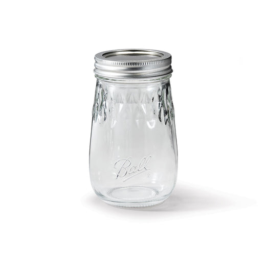 Ball Regular Mouth Pint Flute, 16-oz/473-mL, BPA-free, 4-pk