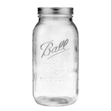 Ball Wide Mouth Half Gallon Glass Mason Jar, 64-oz/1.89-L, 6-pk