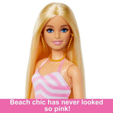 Barbie Beach-Themed Blonde Barbie Doll, Ages 3+ image 5