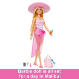 Barbie Beach-Themed Blonde Barbie Doll, Ages 3+ image 6