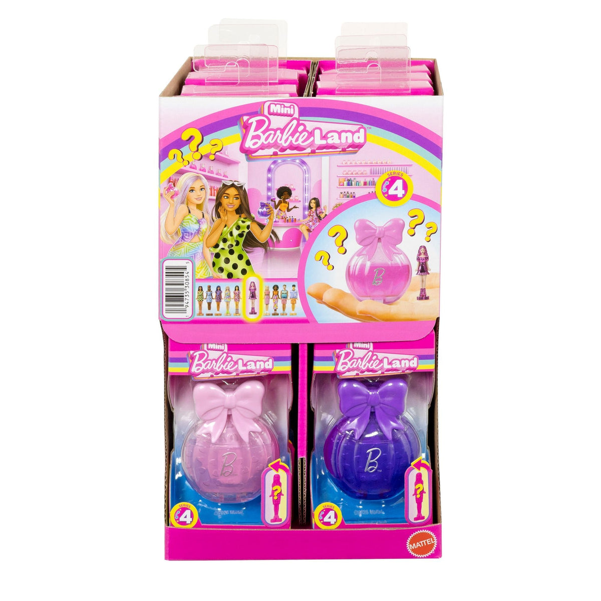 Barbie Mini BarbieLand Series 4 Fashionista Dolls with Surprise Blush Reveal, Assorted Styles