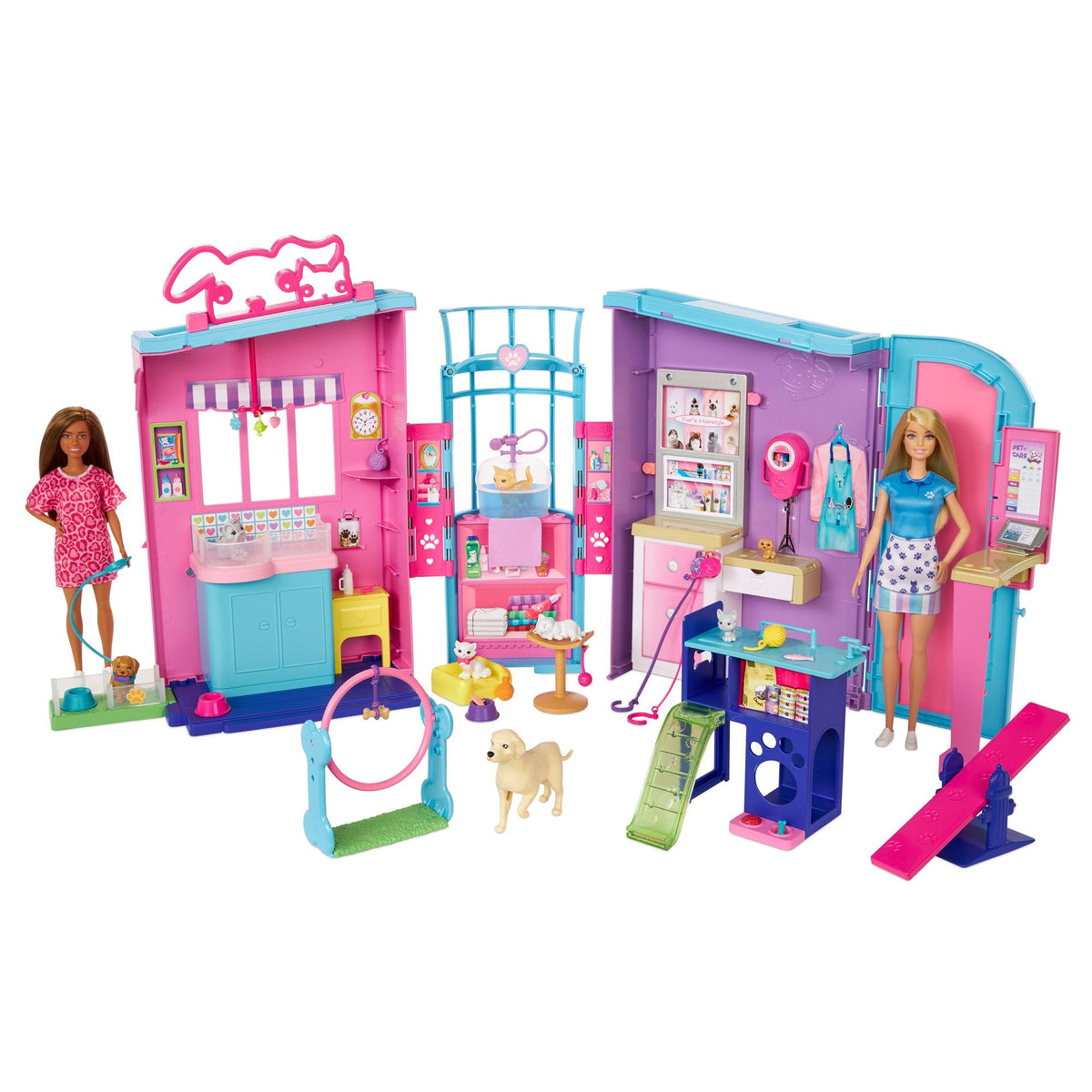 Barbie Pet Daycare Centre Playset, Includes 30+ Accessories, Kids Ages 3+