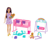 Barbie Skipper Babysitter Twinning Dolls & Toys Nursery Playset, Kids Ages 4+