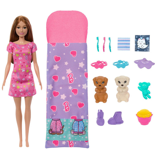 Barbie Skipper Doll & Puppy Slumber Party Playset, Kids Ages 3+