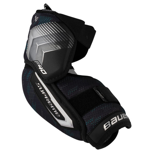Bauer Supreme F40 Hockey Elbow Pads, Junior, Black, Assorted Sizes