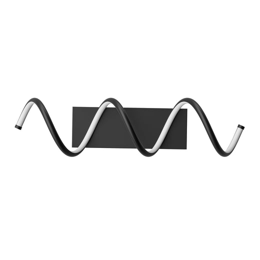 BAZZ Dante 16W/3000K Matte Black Integrated LED Wall Lamp Vanity Light