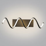 BAZZ Dante 16W/3000K Matte Black Integrated LED Wall Lamp Vanity Light image 4