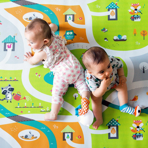 Bblüv Mülti BPA-Free Water-Resistant Miles Playmat