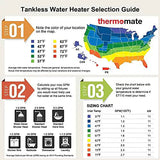 Electric Tankless Water Heater, 11kW at 240 Volt, On Demand Instant Hot Water Heater image 4
