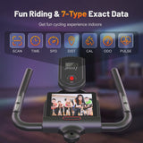 ANCHEER Exercise Bike for Home,Heavy Duty Indoor Stationary Bike with Comfortable Seat Cushion,300lbs Max Weight Capacity,Home Gym Cardio Workout... image 3
