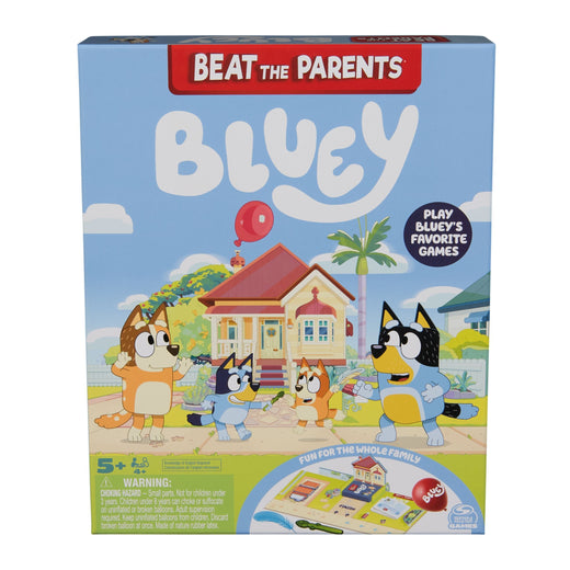 Beat the Parent Bluey Family Board Game, English Edition