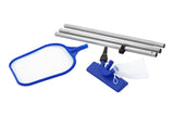 Bestway Pool Hydro Cleaning Above Ground Pool Maintanance Kit with Vacuum, Skimmer & Pole image 3