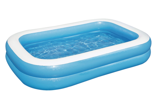 Bestway Rectangular Inflatable Family Wading Pool, 8.5-ft x 5.8-ft x 20-in