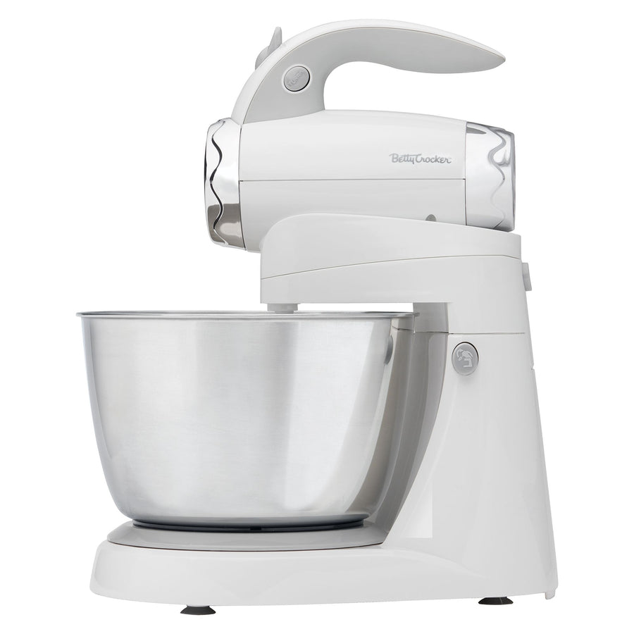 Betty Crocker 2-in-1 Stand Mixer, 7-in, Black