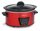 Betty Crocker Digital Programmable Slow Cooker with Tempered Glass Lid, 5-qt
