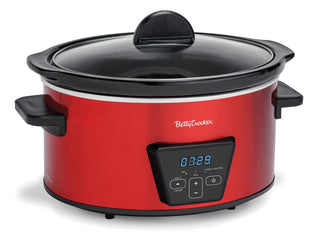 Betty Crocker Digital Programmable Slow Cooker with Tempered Glass Lid, 5-qt