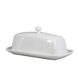 Bia Porcelain Butter Dish with Knob
