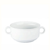 BIA Porcelain Creme Soup Bowl with Handle, White, 355-mL