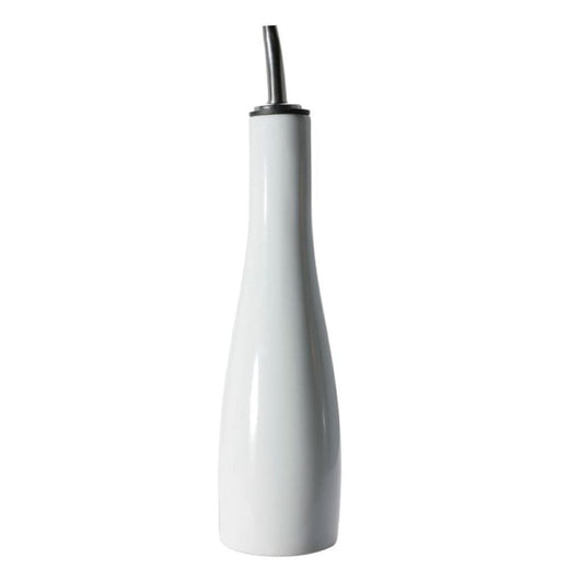 BIA Porcelain Vinegar Bottle with Pouring Spout, 10-oz, White
