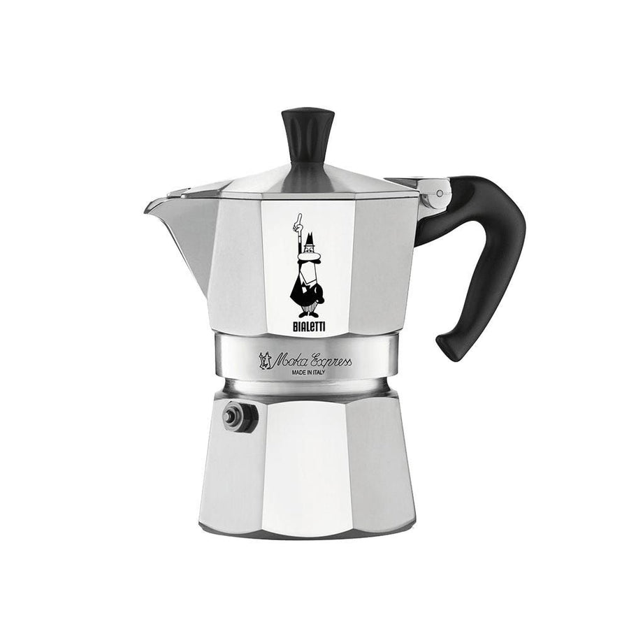 Bialetti Moka Pot with Ergonomic Anti-Scale Handle, 3-Cup