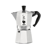 Bialetti Moka Pot with Ergonomic Anti-Scale Handle, 6-Cup