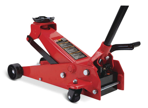 Big Red Heavy-Duty + Garage Floor Jack with Quick Start, 3.5-Ton