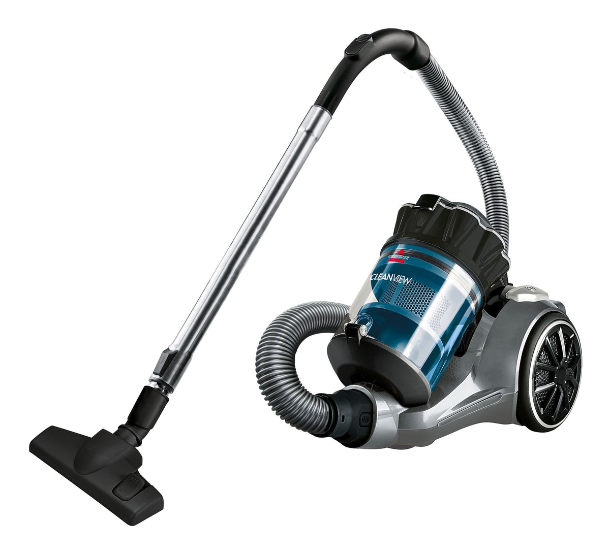 BISSELL CleanView Multi-Cyclonic Canister Vacuum, Bagless, Corded
