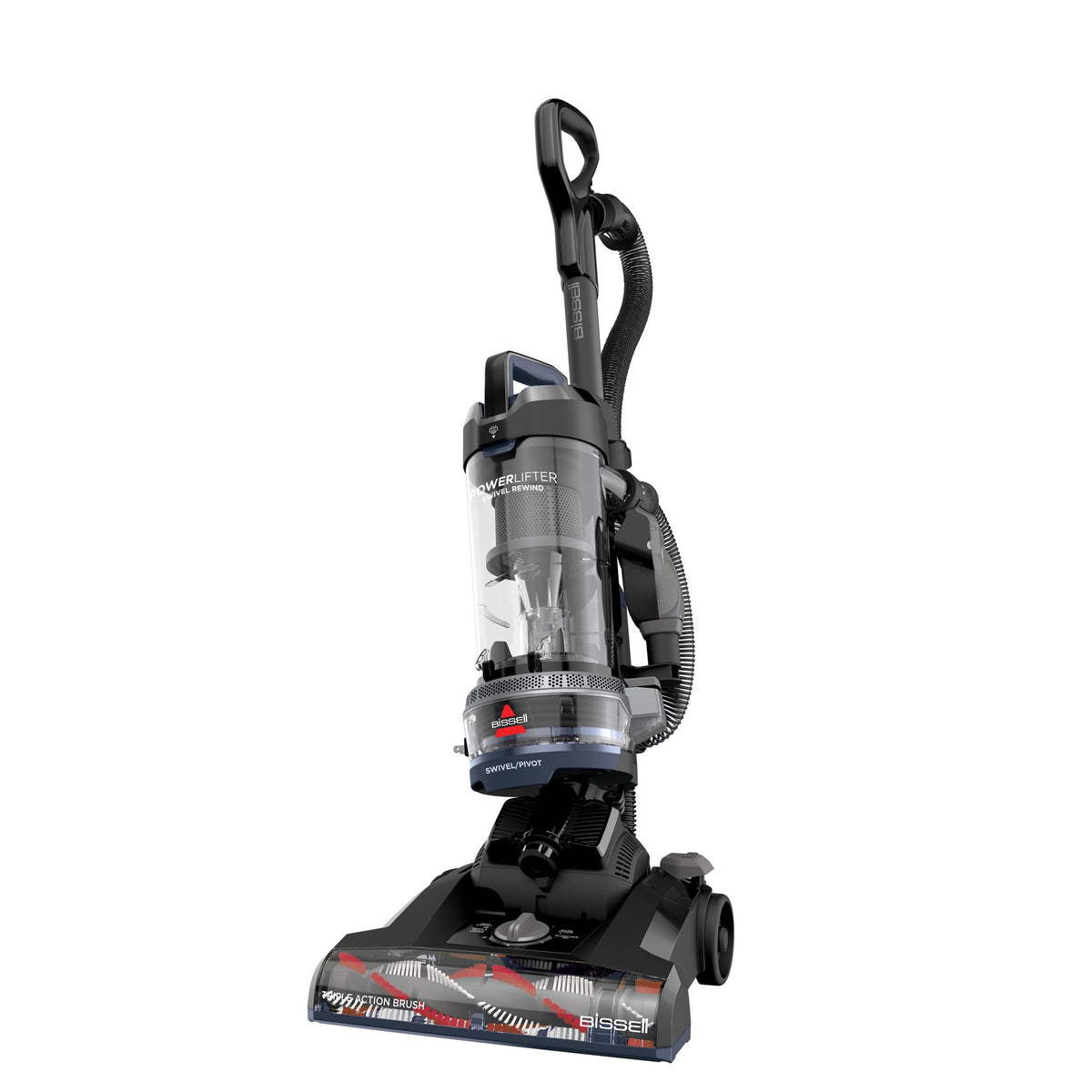 BISSELL PowerLifter Swivel Rewind Bagless Upright Corded Vacuum Cleaner