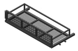 Black Bulldog Cargo Carrier add on to Mountain Lion Motorcycle Carrier