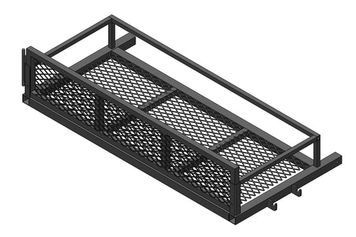 Black Bulldog Cargo Carrier add on to Mountain Lion Motorcycle Carrier
